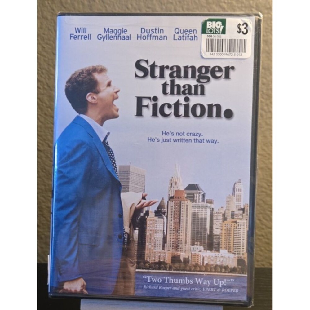 Stranger Than Fiction DVD Will Ferrell Maggie Gyllenhaal Comedy Drama Movie Film